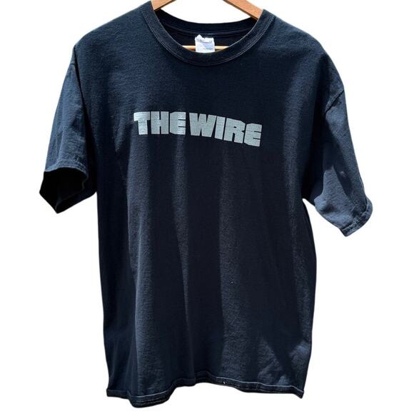 The Wire HBO Vintage Rare OG Y2K TV Show Black Shirt Mens Large - Picture 1 of 5